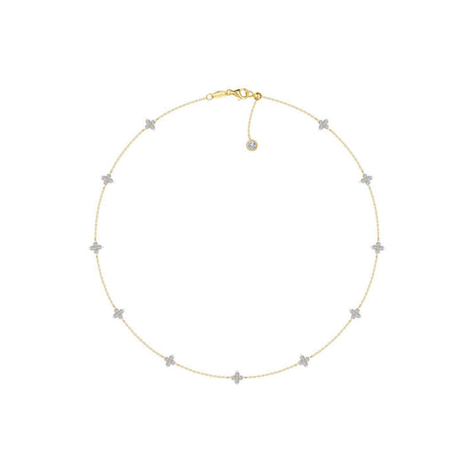Trillium Station Necklace N0355CLG18