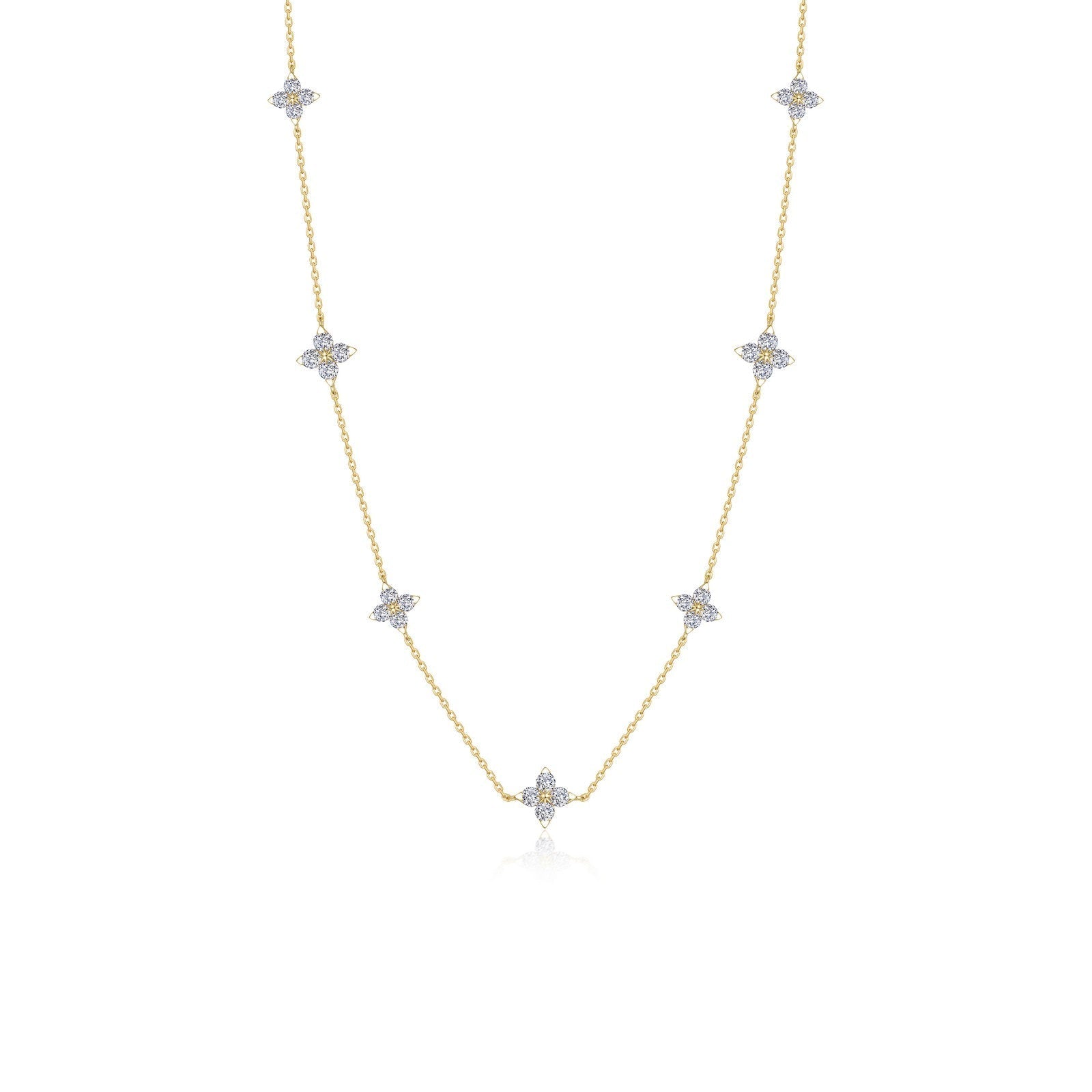 Trillium Station Necklace N0355CLG18