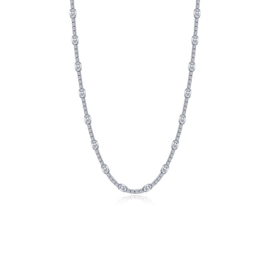 Regal Cushion-Cut Necklace N0356CLP17