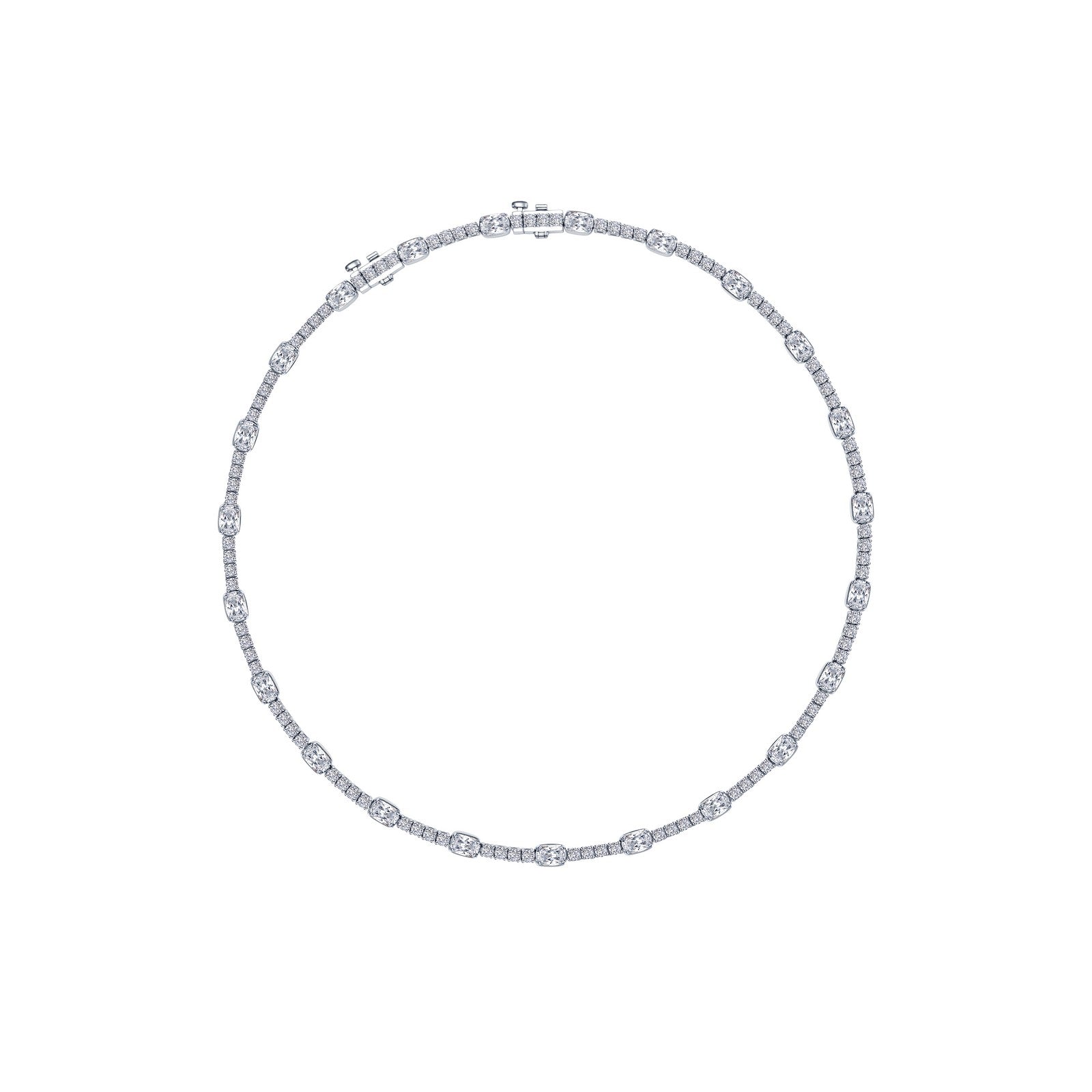 Regal Cushion-Cut Necklace N0356CLP17