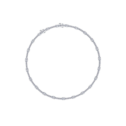 Regal Cushion-Cut Necklace N0356CLP17