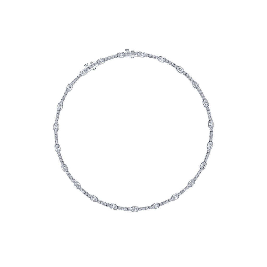 Regal Cushion-Cut Necklace N0356CLP17