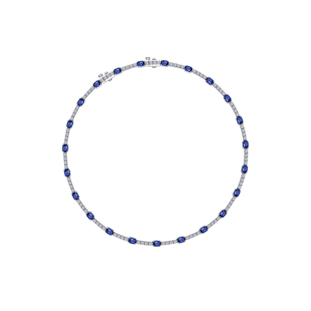 Regal Cushion-Cut Necklace N0356CSP17