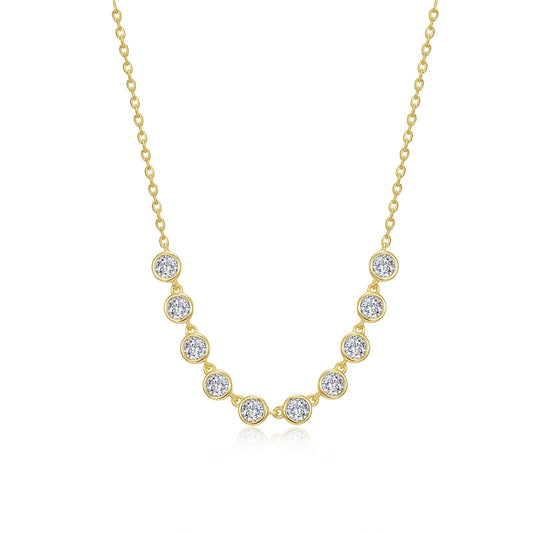 Articulated Bezel Necklace