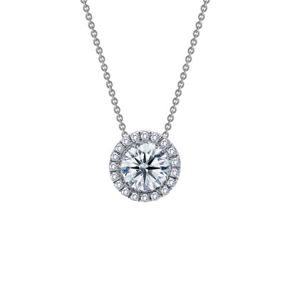 Lafonn Classic Round Diamond Necklace N2004CLP18