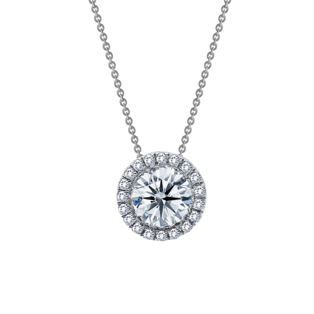 Lafonn Classic Round Diamond Necklace N2005CLP18