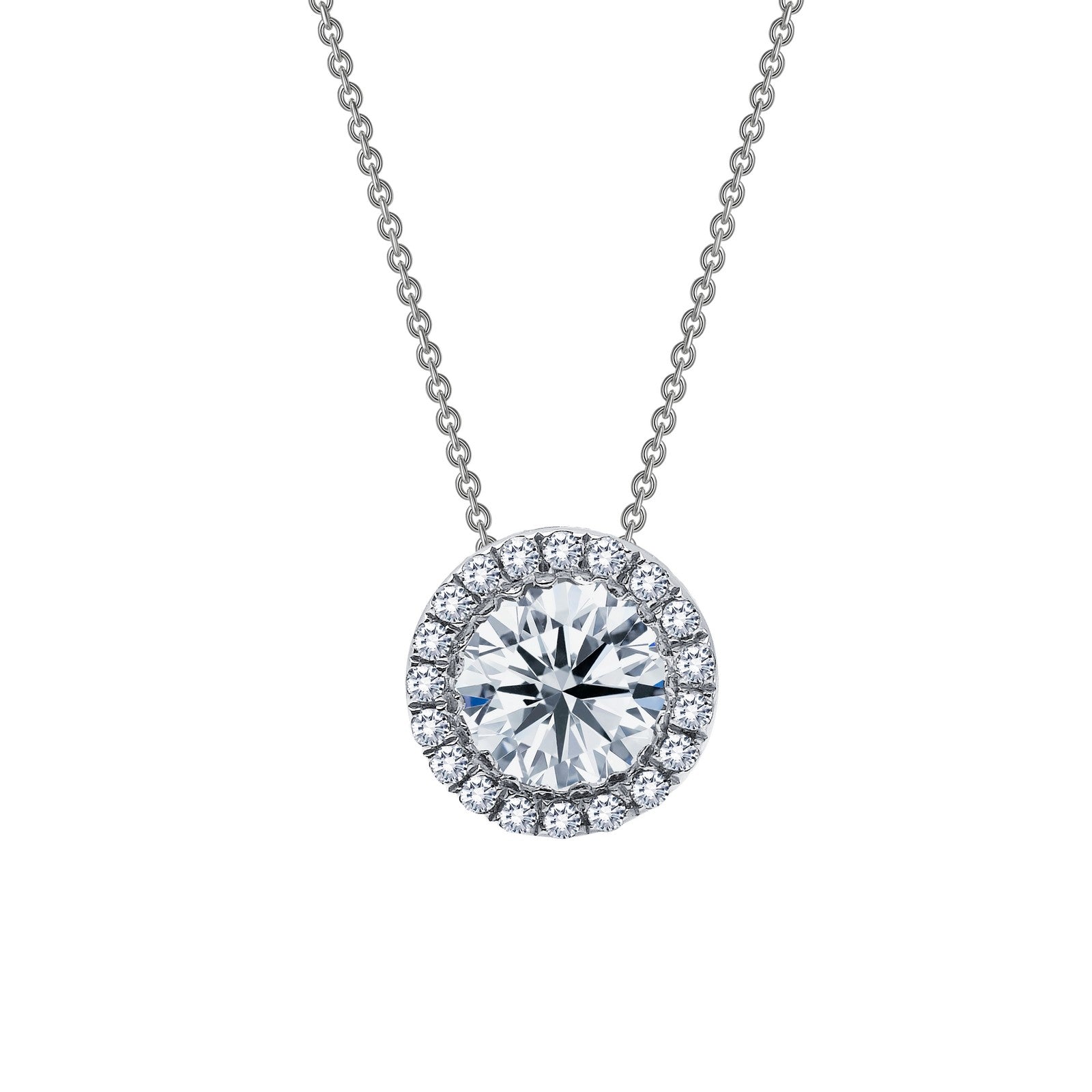 Lafonn Classic Round Diamond Necklace N2005CLP18