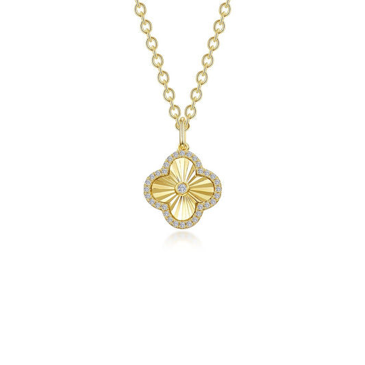 0.6 CTW Halo Necklace N2026CLG20
