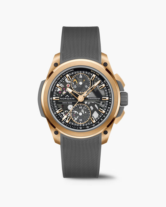 Norqain Wild ONE Skeleton Chrono Red Gold Limited Edition N3002.40G01.B01