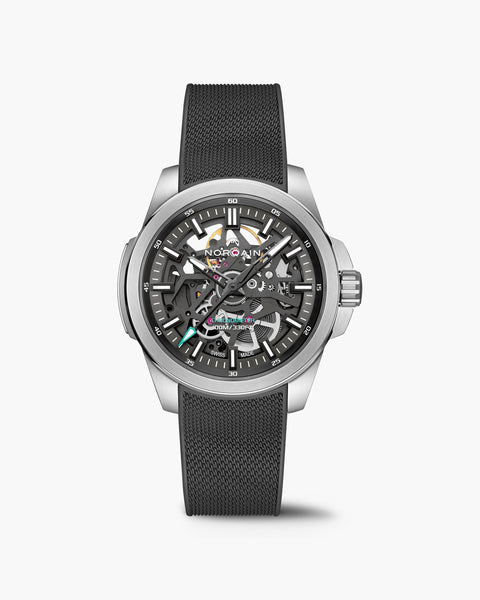 フランキンセンスインテンス インディペンデンス スケルトン 40MM ブラックDLC - N3008.07B01