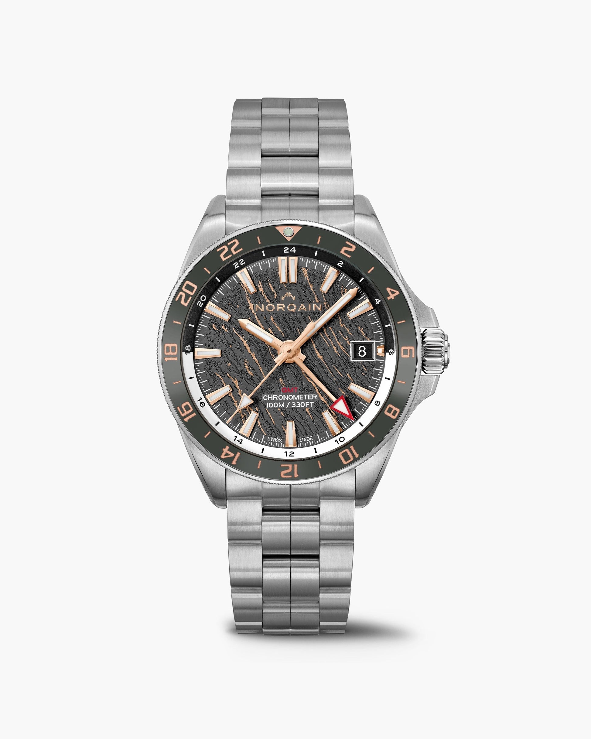 Norqain Neverest Gmt Glacier 41Mm NN1100SC3CG/G113