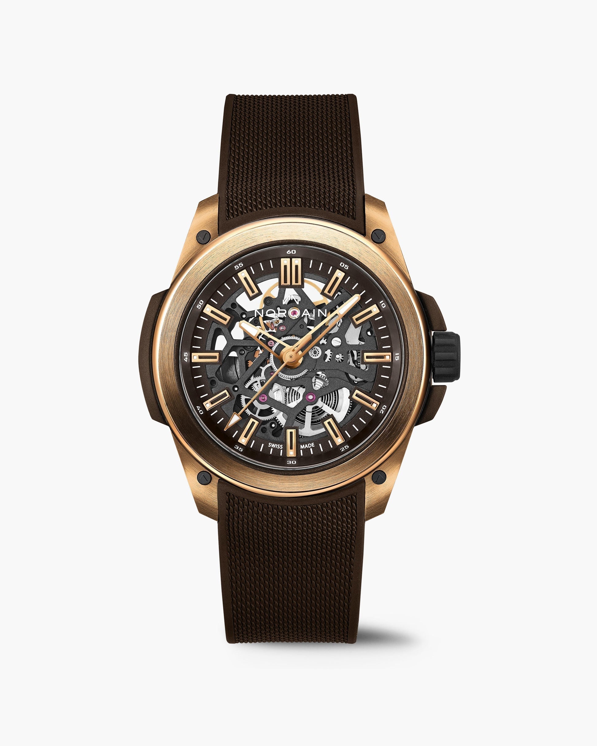 Norqain Wild One Skeleton 42Mm Gold N3000.07G04.N01
