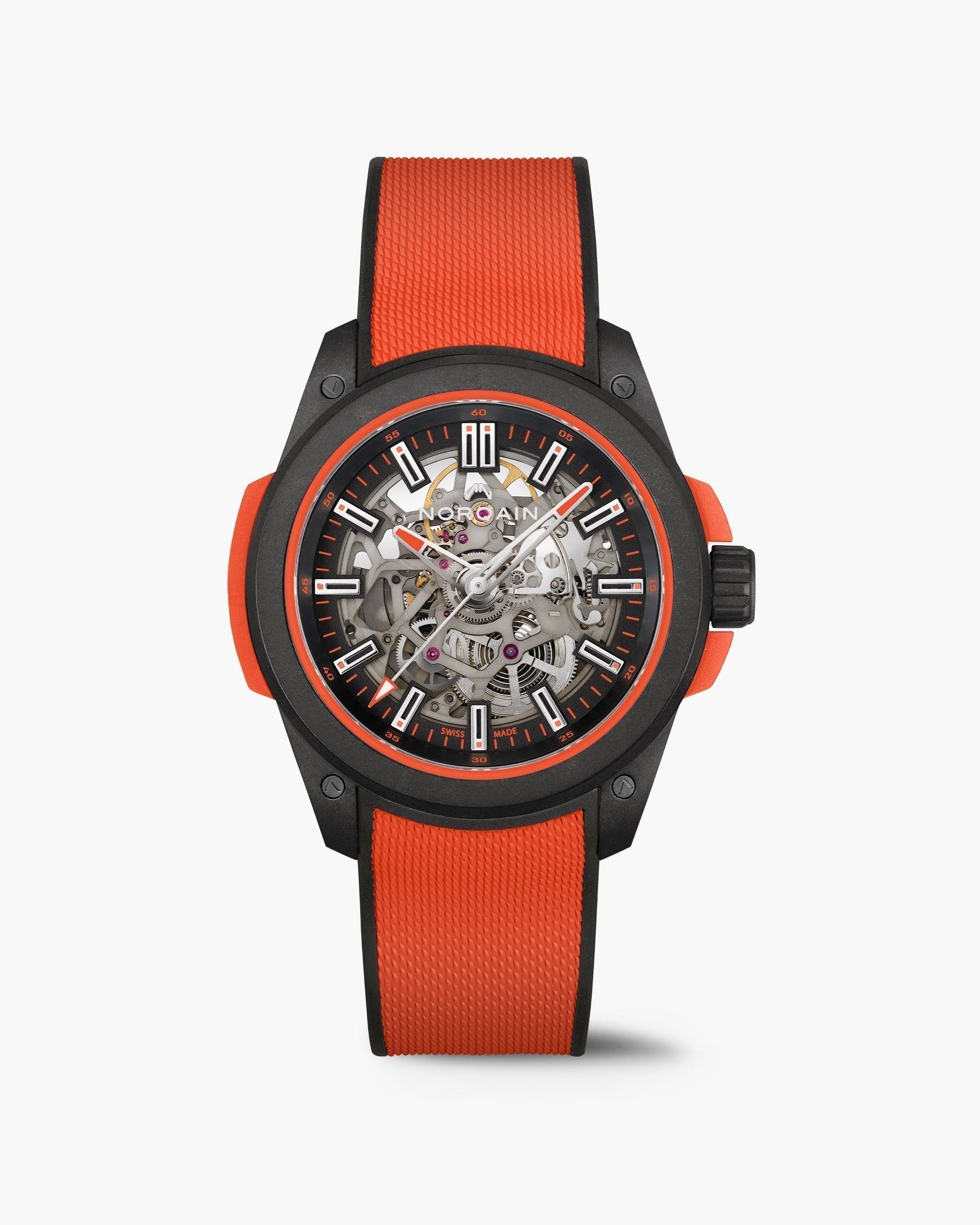 Norqain Wild One Skeleton 42Mm Coral N3000.07Q31.B13
