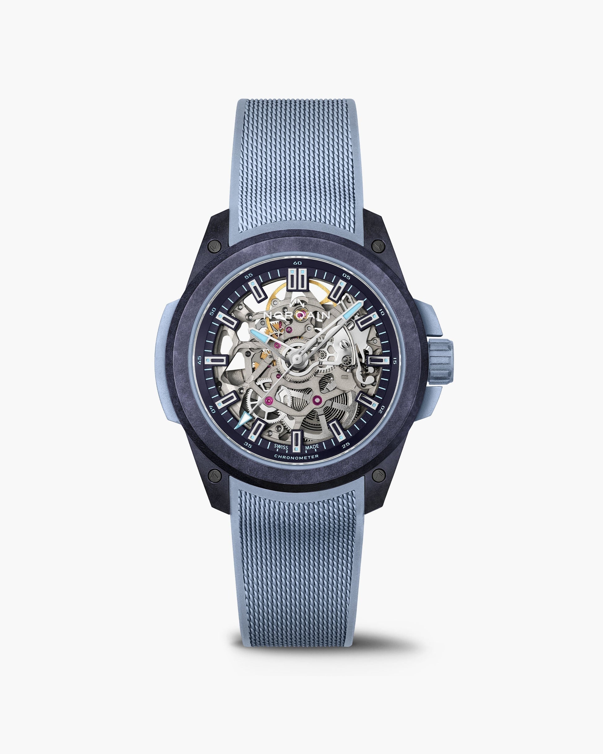 Norqain Wild One Skeleton 39Mm Purple Ice Blue N3001.07Q05.P01