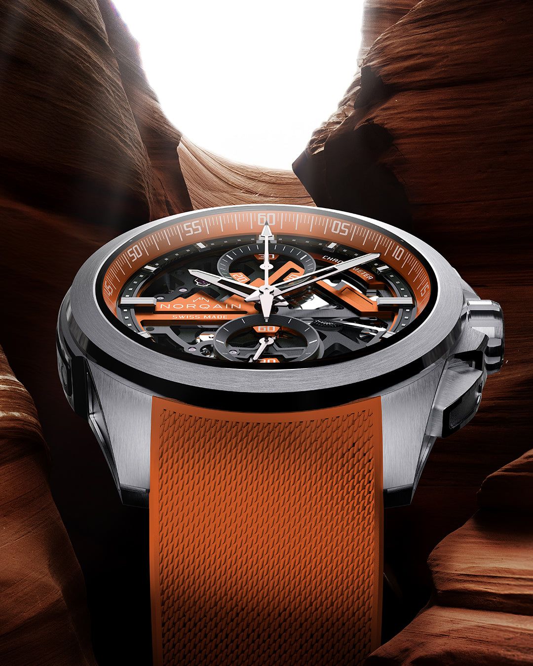 Norqain Independence Skeleton Chrono 42mm N3200.40S01.O01