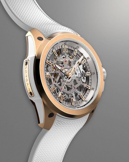 Norqain Wild One Skeleton 39Mm Red Gold N3001.07G01.W01