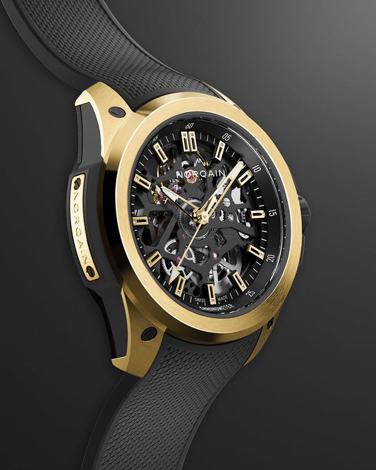 Norqain Wild One Skeleton 39Mm Yellow Gold Limited Edition N3001.07G06.B01