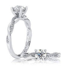 Twisted Shank Diamond Engagement Ring – AZZI Jewelers