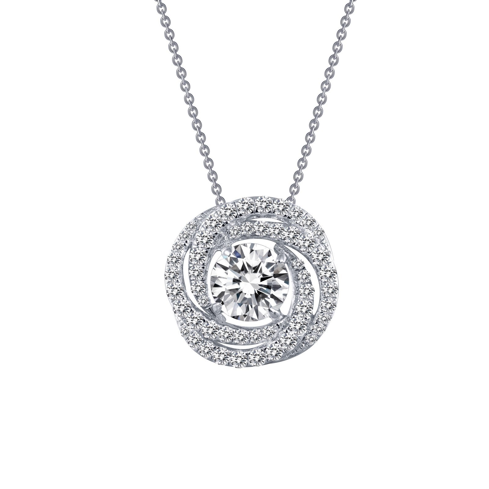 Lafonn Classic Round Diamond Necklace P0185CLP18