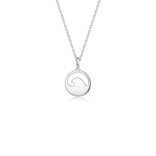Seafoam Mother Of Pearl Pendant Necklace P0316MOP18