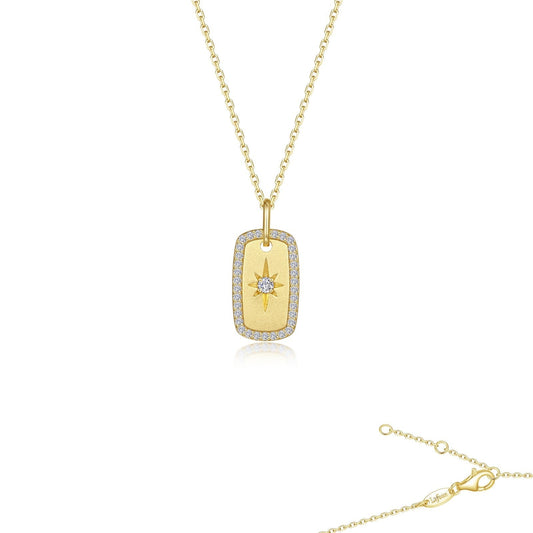 North Star Pendant Necklace P0319CLG20