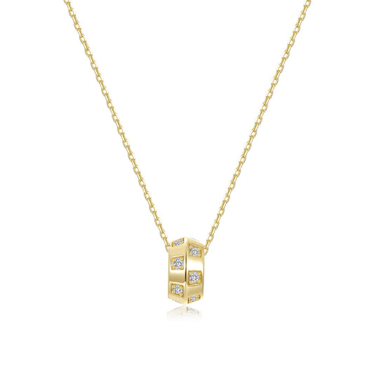 Barrel Beat Pendant Necklace