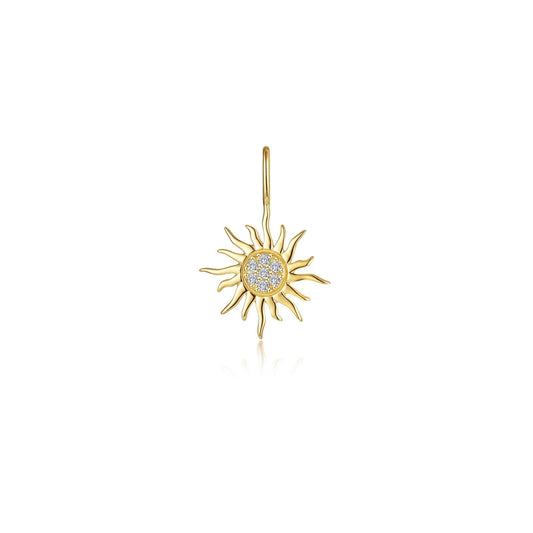 Golden Sun Charm Pendant P2024CLG00
