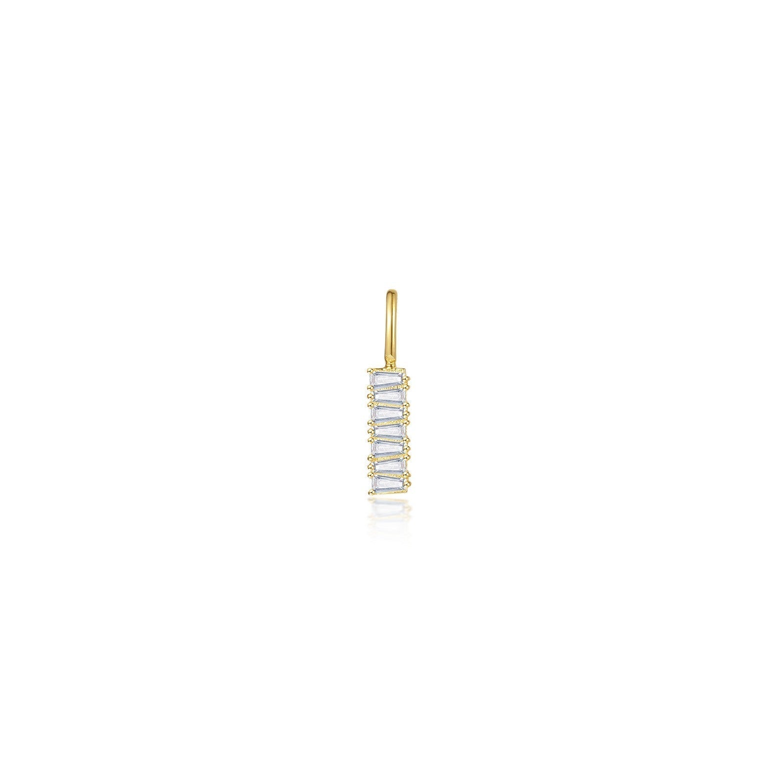 Baguette Bar Charm Pendant P2026CLG00