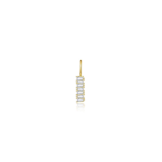 Baguette Bar Charm Pendant P2026CLG00