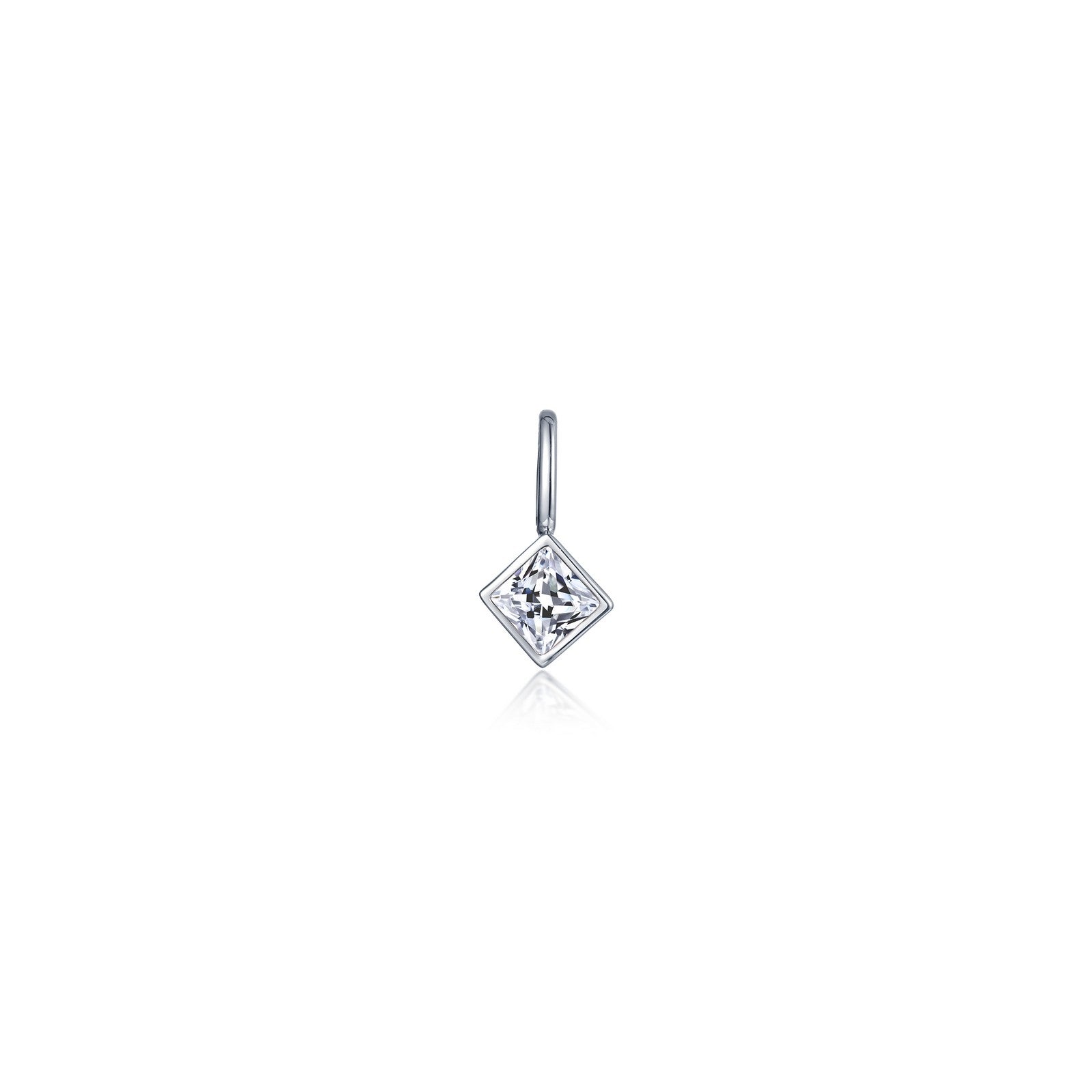 Princess Bezel Charm Pendant P2027CLP00