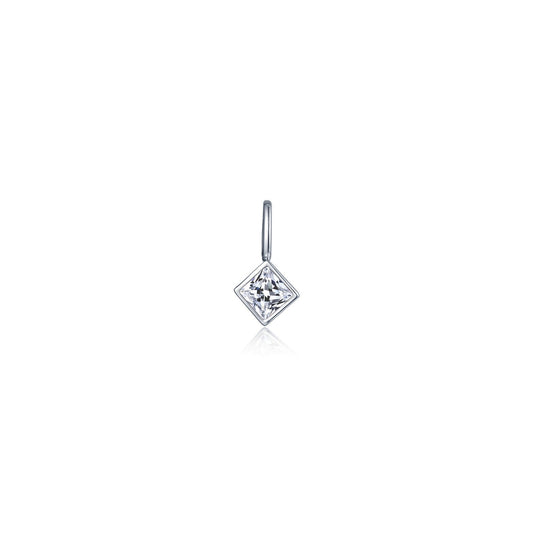 Princess Bezel Charm Pendant P2027CLP00
