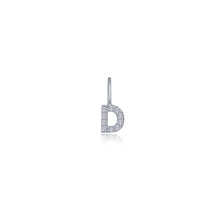 Letter D Charm Pendant P2040CPD00