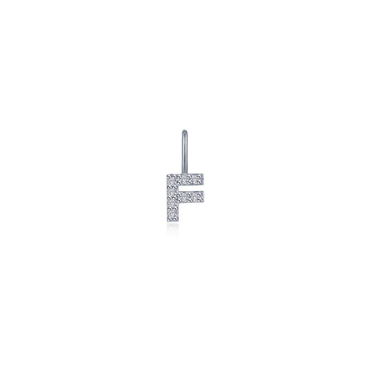 Letter F Charm Pendant P2040CPF00