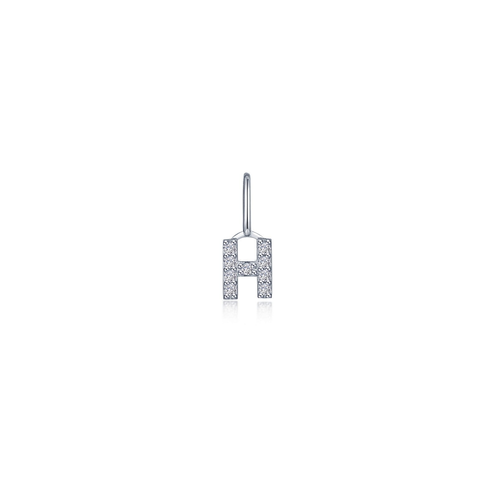 Letter H Charm Pendant P2040CPH00