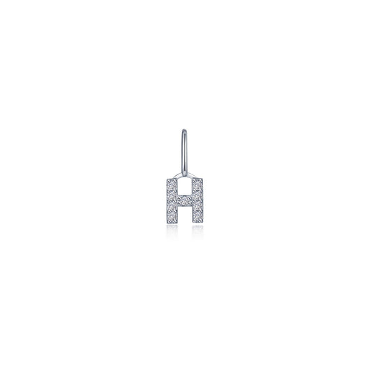 Letter H Charm Pendant P2040CPH00