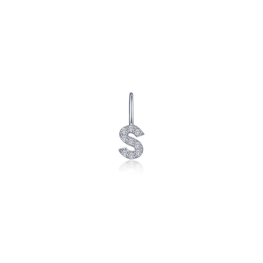 Letter S Charm Pendant P2040CPS00