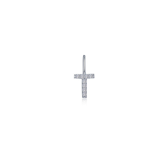 Letter T Charm Pendant P2040CPT00