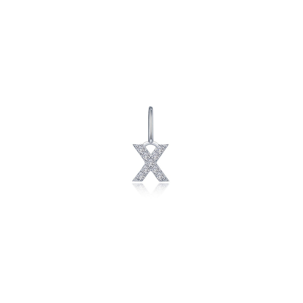 Letter X Charm Pendant P2040CPX00