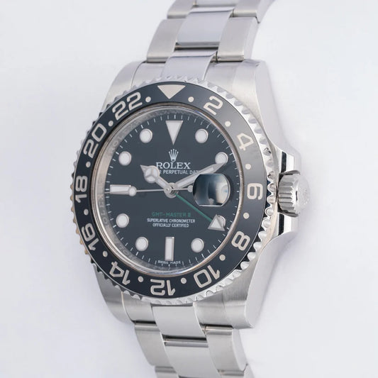 Rolex GMT-Master II | Black Ceramic Bezel | Ref. 116710LN | Complete Set