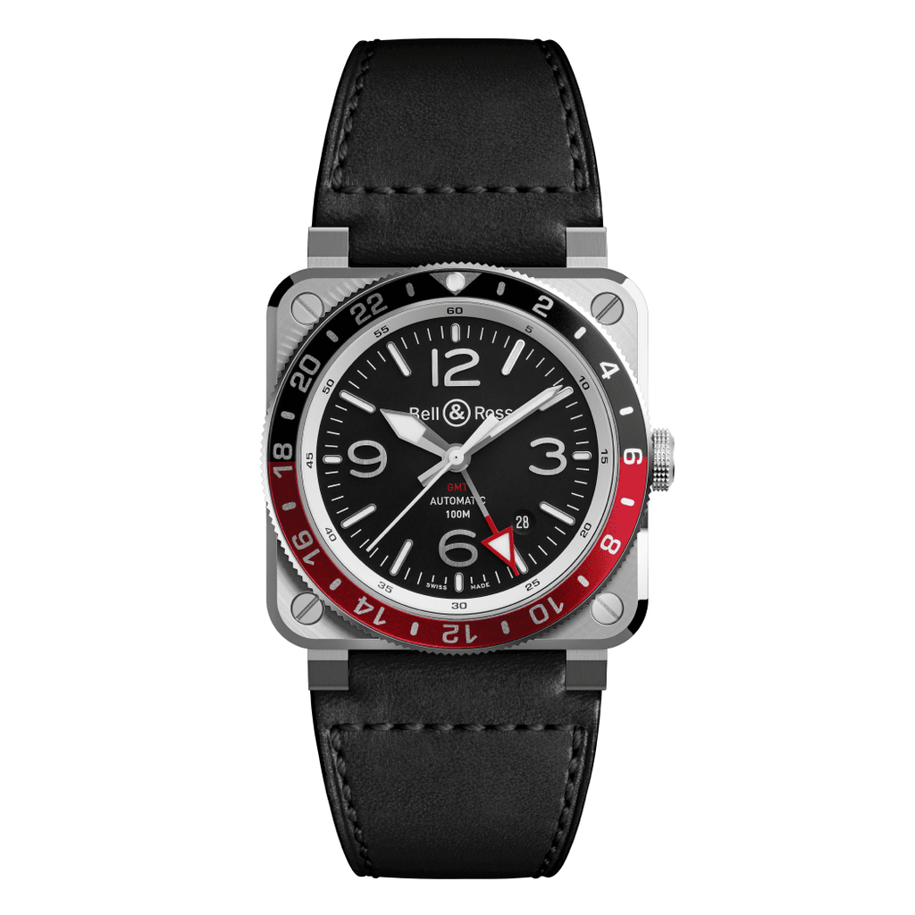 BR-03 GMT Black 42 MM BR0393-BL-ST/SCA