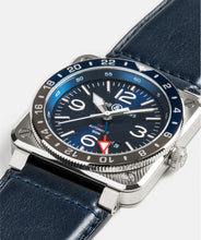 BR-03 GMT Blue 42 MM BR0393-BLU-ST/SCA