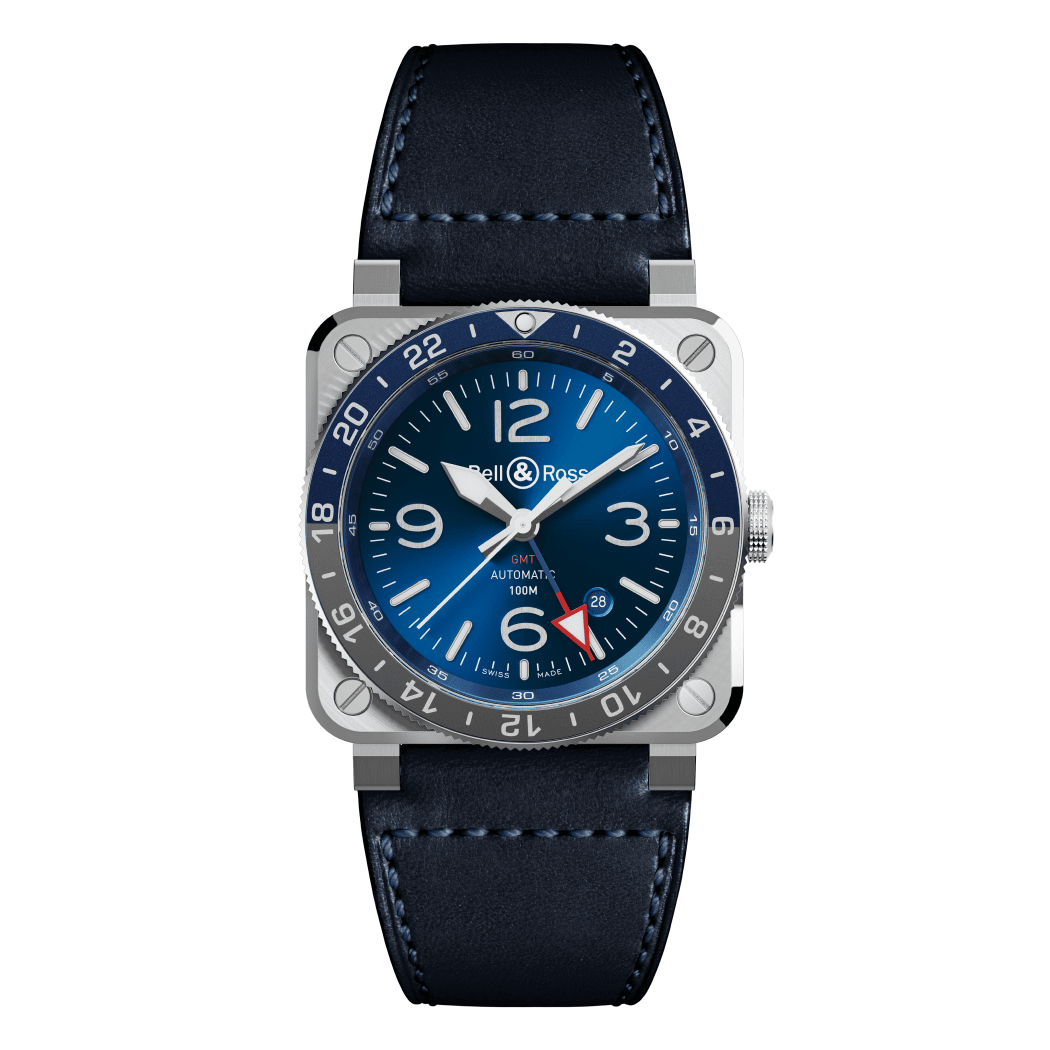 BR-03 GMT Blue 42 MM BR0393-BLU-ST/SCA