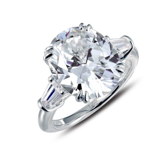 Lafonn Classic Oval Diamond Ring R0205CLP07