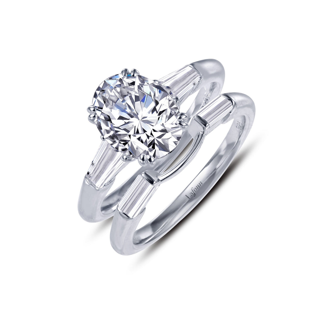 Lafonn Classic Oval Diamond Ring R0329CLP