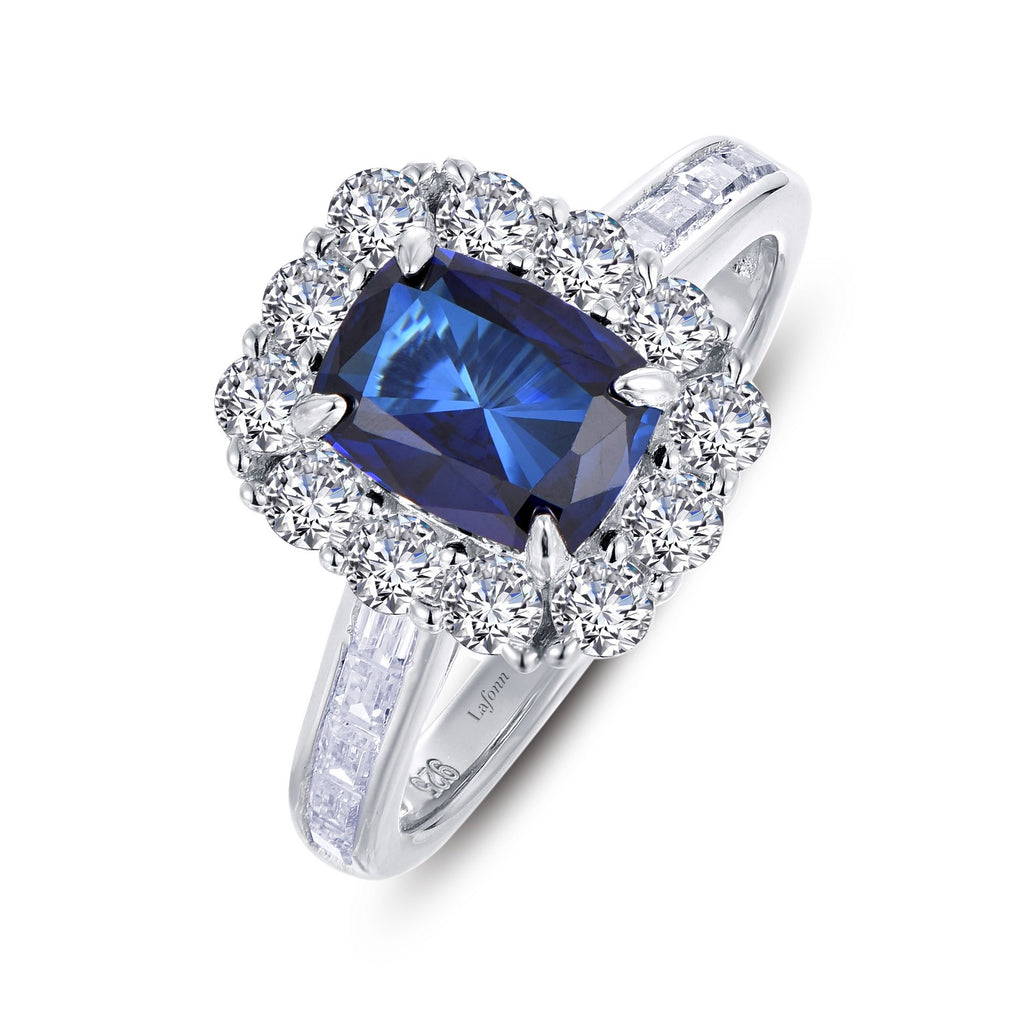 Lafonn Classic Cushion Sapphire Ring R0360CSP