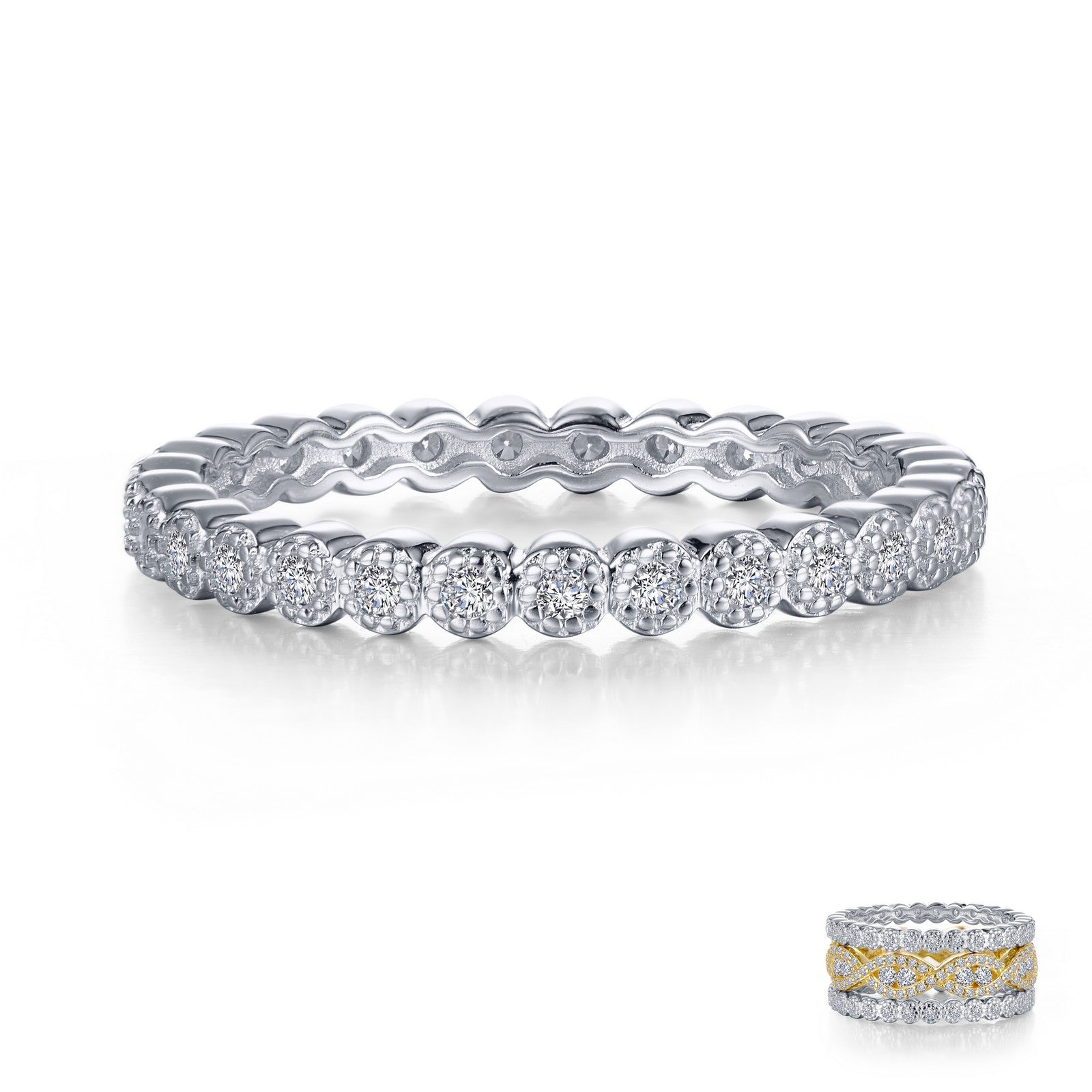 Lafonn Stackables Diamond Ring R0374CLP