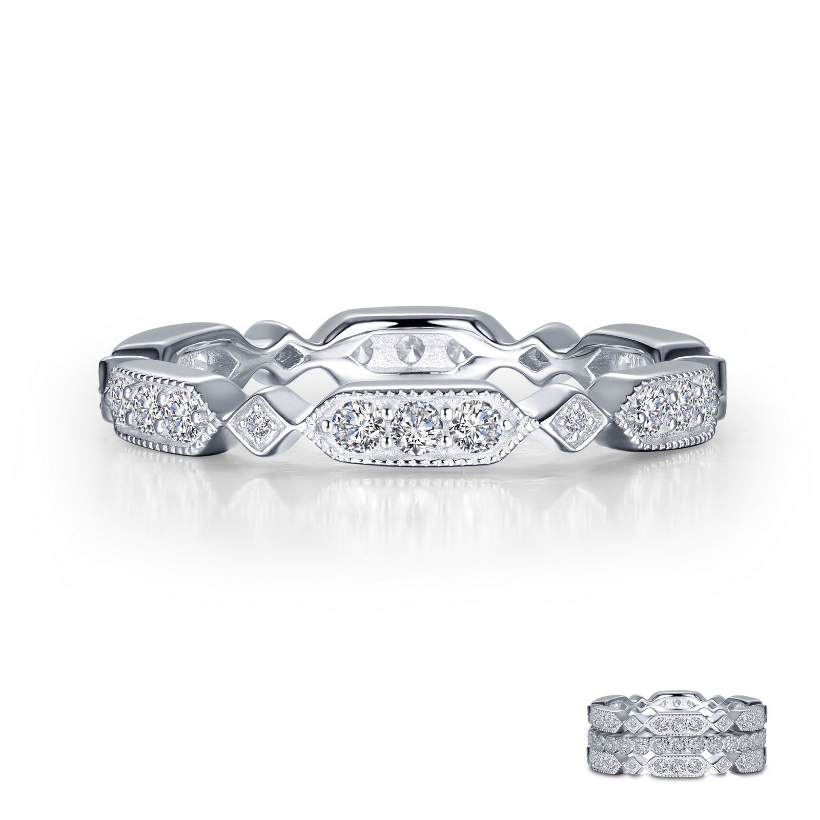 Lafonn Stackables Diamond Ring R0396CLP