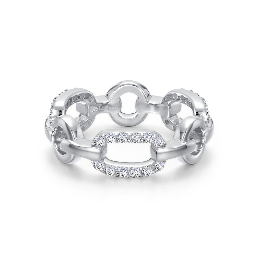 Lafonn Paperclip Diamond Ring R0465CLP