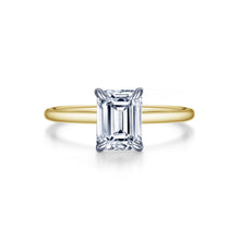 Lafonn Classic Emerald Diamond Ring R0493CLT