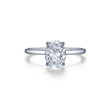 Lafonn Classic Oval Diamond Ring R0495CLP